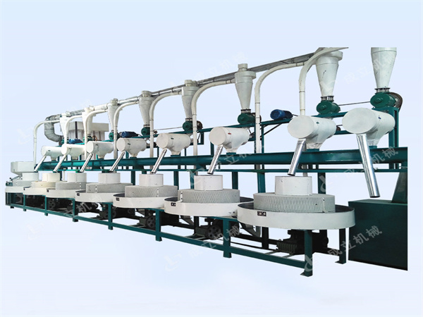 七組石磨面粉機(jī)組